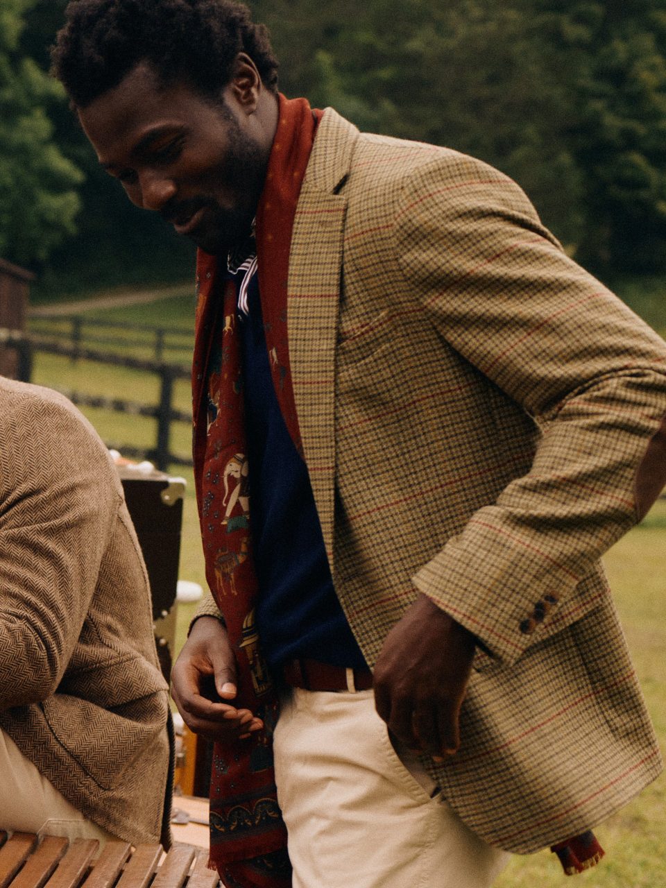 Suffolk Wool Sport Coat in Plaid