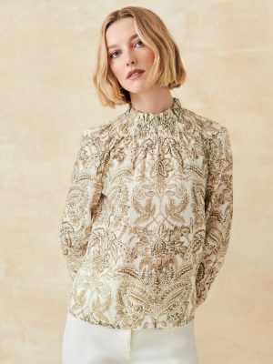 Antonia Blouse in Paisley Flourish
