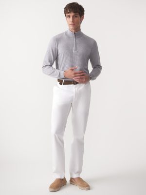 Brookhaven 1/4 Zip Sweater in Stripe