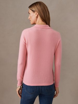 Cam Cashmere Polo Sweater