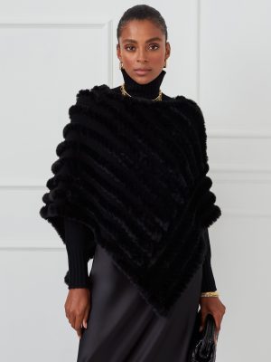 Charlie Faux Fur Poncho