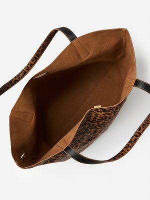 Dana Pony Hair Tote in Leopard