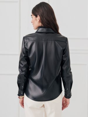 Denver Vegan Leather Shirt