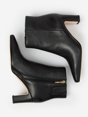 Eden Leather Ankle Booties