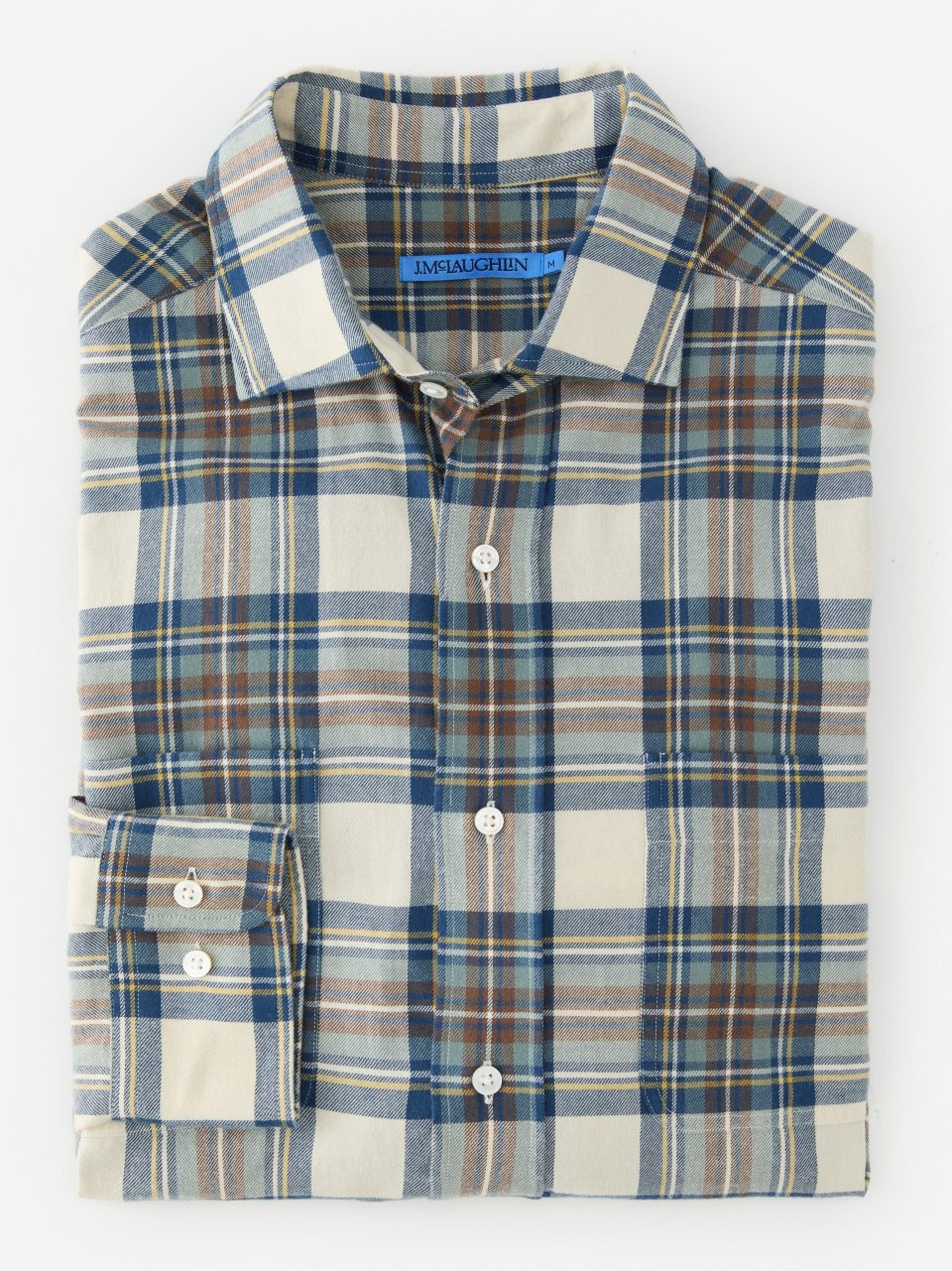 Glenmere Classic Fit Flannel Shirt in Plaid