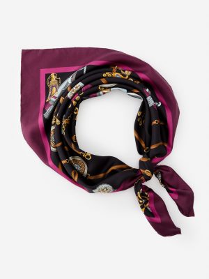 Mabel Silk Scarf in Neo Nottingham Square
