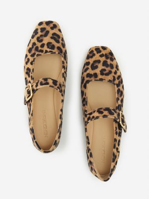 Macayle Mary Jane Flats in Leopard
