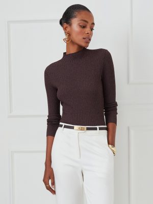 Maeve Metallic Sweater