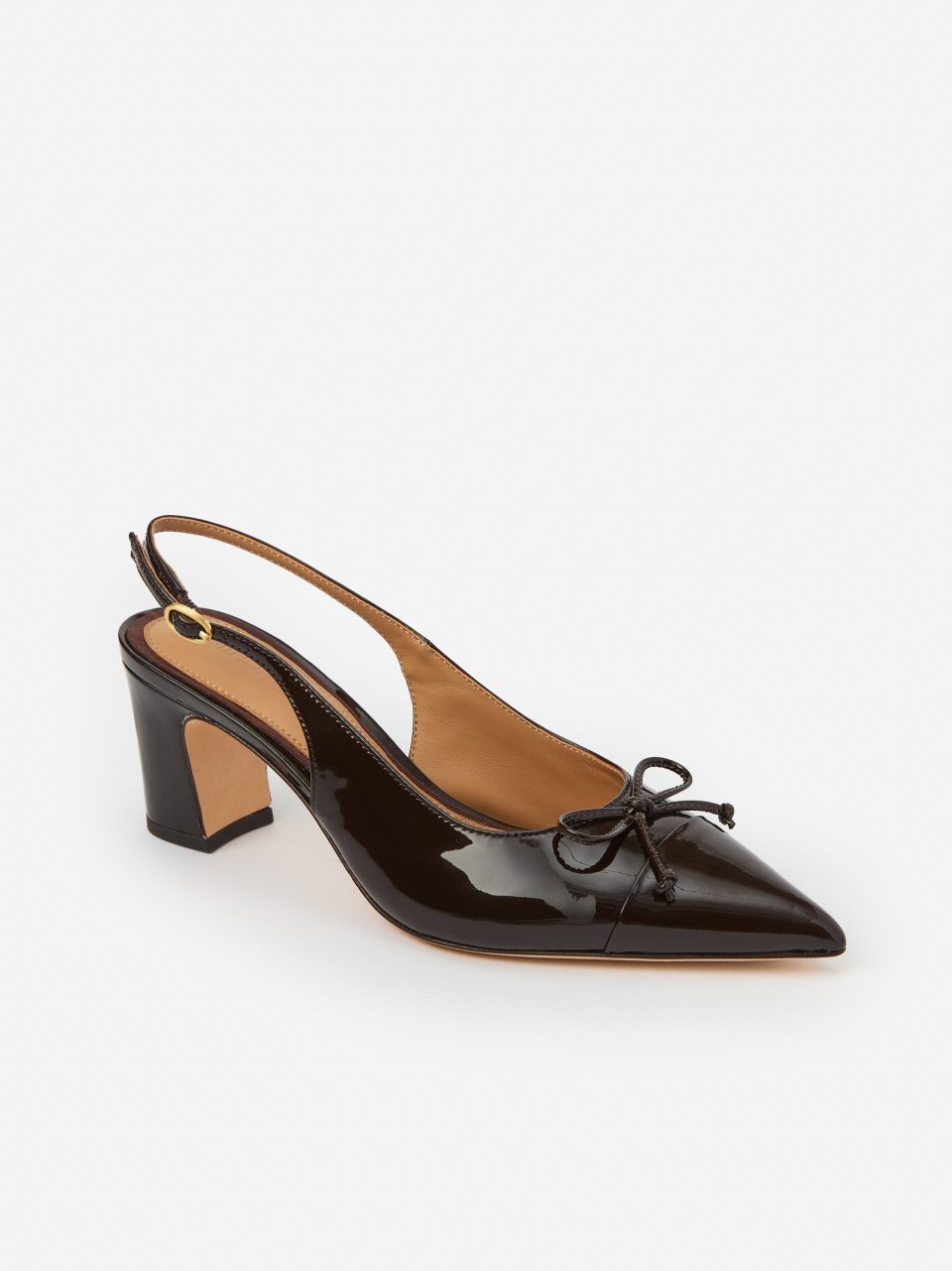Miriam Patent Leather Slingback Heels