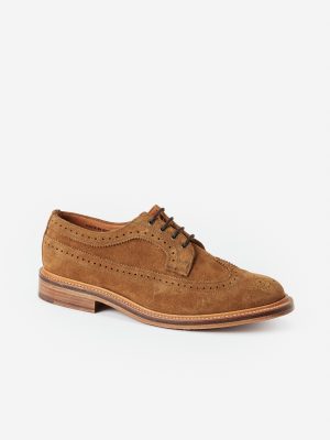 Suede Wingtip Shoes