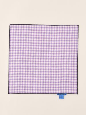 Linen Pocket Square in Gingham