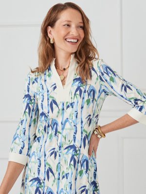 Rosie Dress in Reed Forest