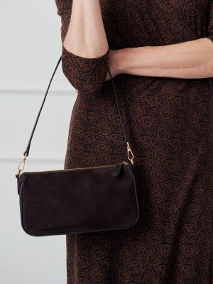Mel Suede Handbag