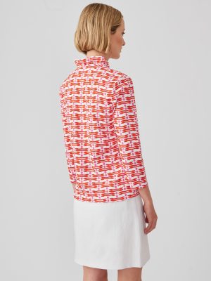 Kate Ruffle Top in Edition Dot