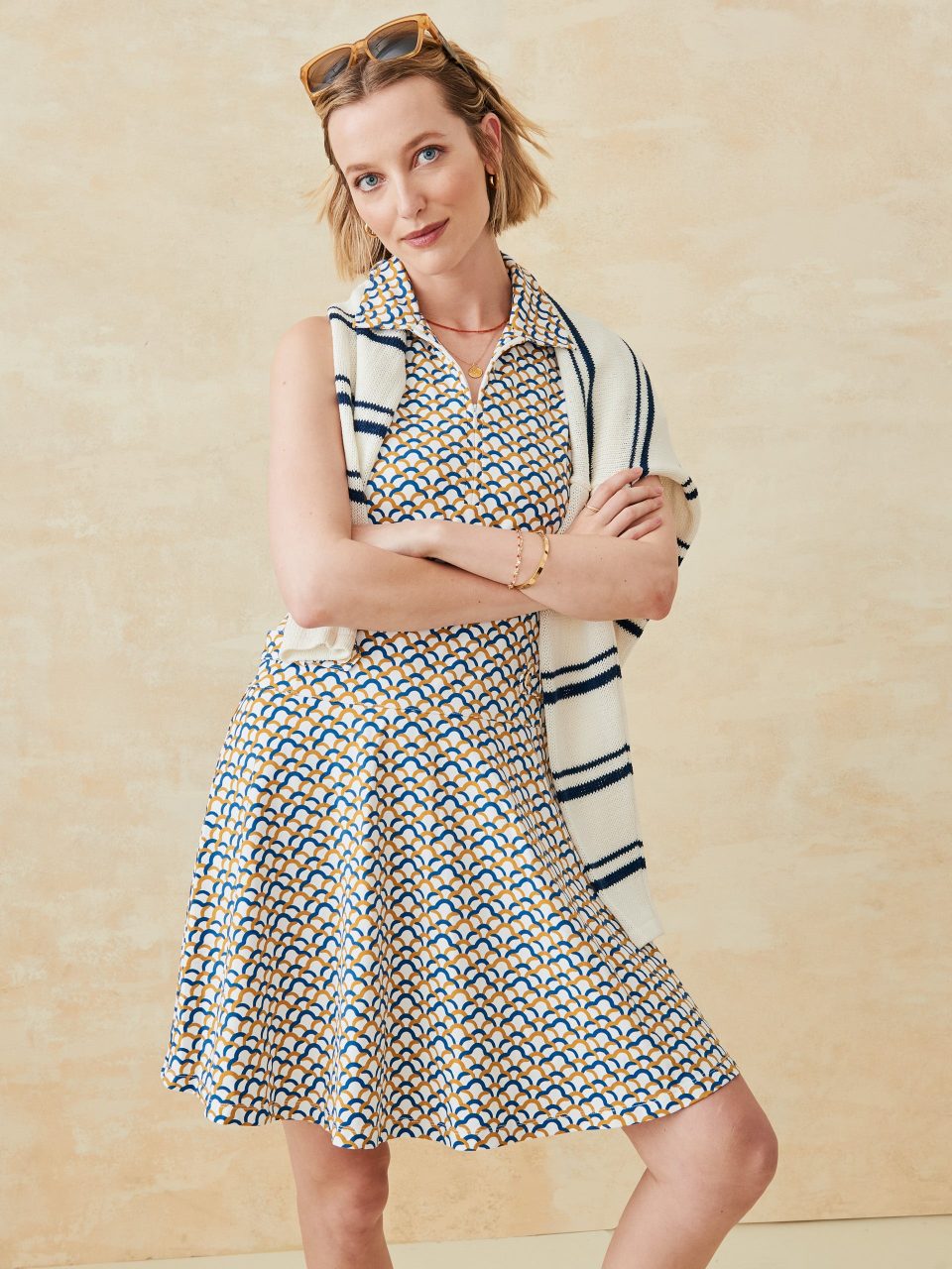 Skylar Dress in Among The Dunes