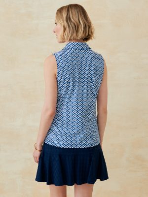 Skylar Top in Mini Among The Dunes