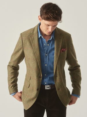 Suffolk Wool Sport Coat in Plaid