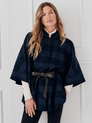 Terin Cape in Plaid