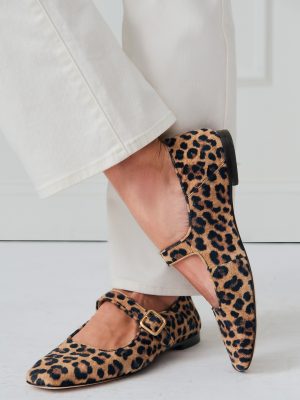 Macayle Mary Jane Flats in Leopard