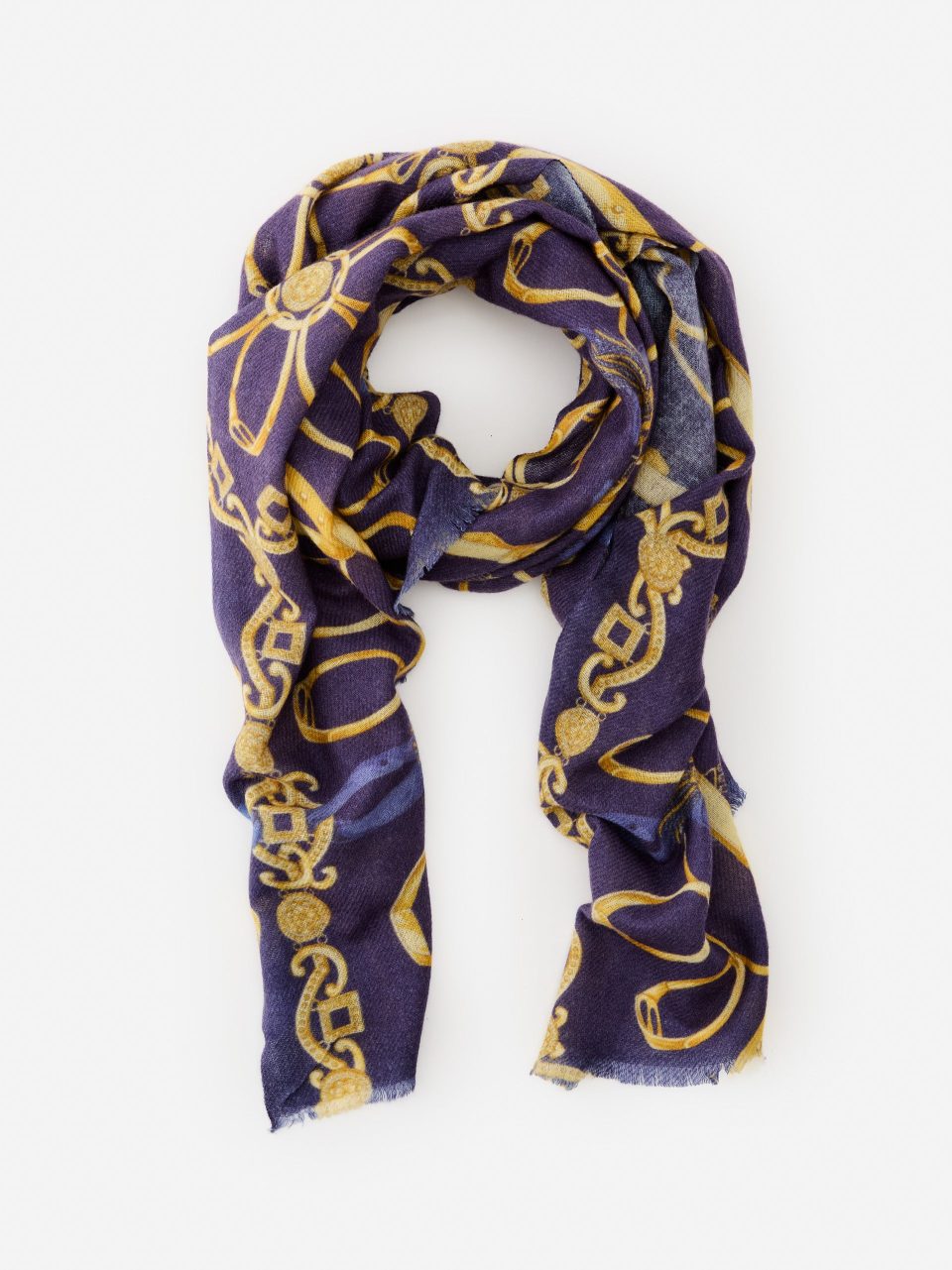 Tunis Scarf in Heraldic Tassel Oblong