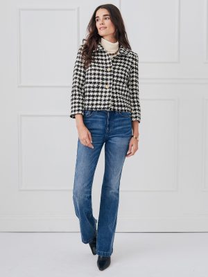 Violette Jacket in Houndstooth