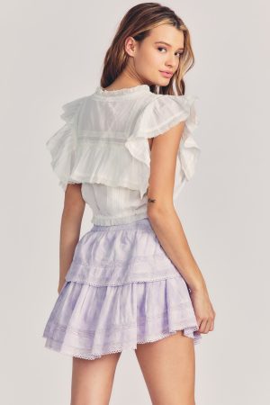 Ruffle Mini Heritage Skirt