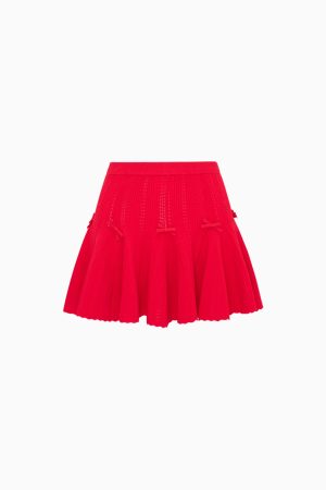 Meryl Rib Pointelle Mini Skirt