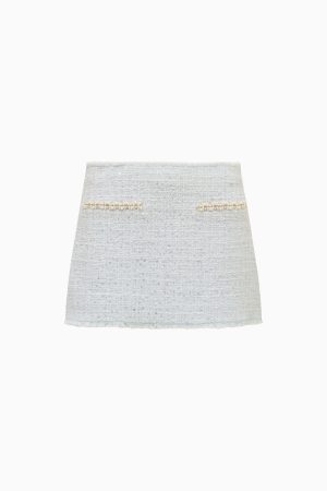 Sonda Sequin Tweed Mini Skirt